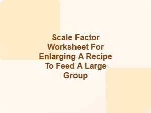 From Kitchen Math to Catering: Scaling Recipes for a Crowd