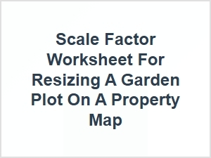 Resizing a Garden Plot Using Scale Factor